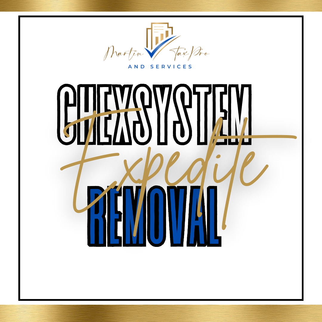 ChexSystem Expedite Removal